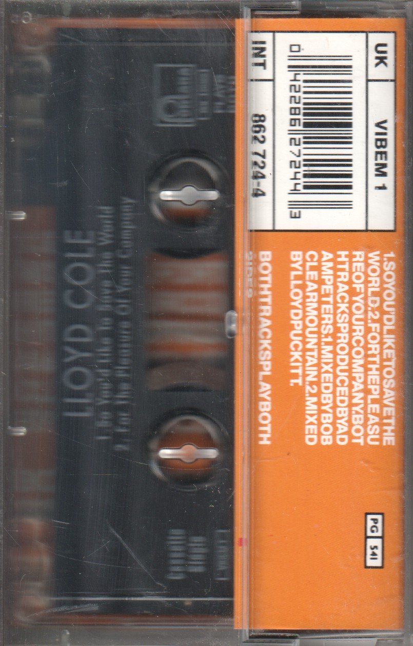 Lloyd Cole And The Commotions - So You'd Like To Save The World - Cassette
