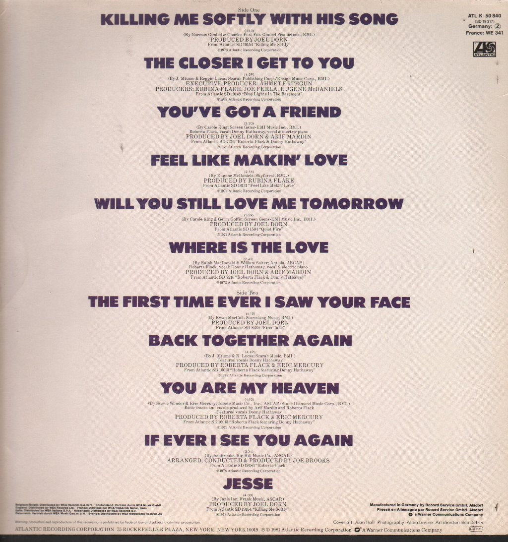 Roberta Flack - Best Of - Lp