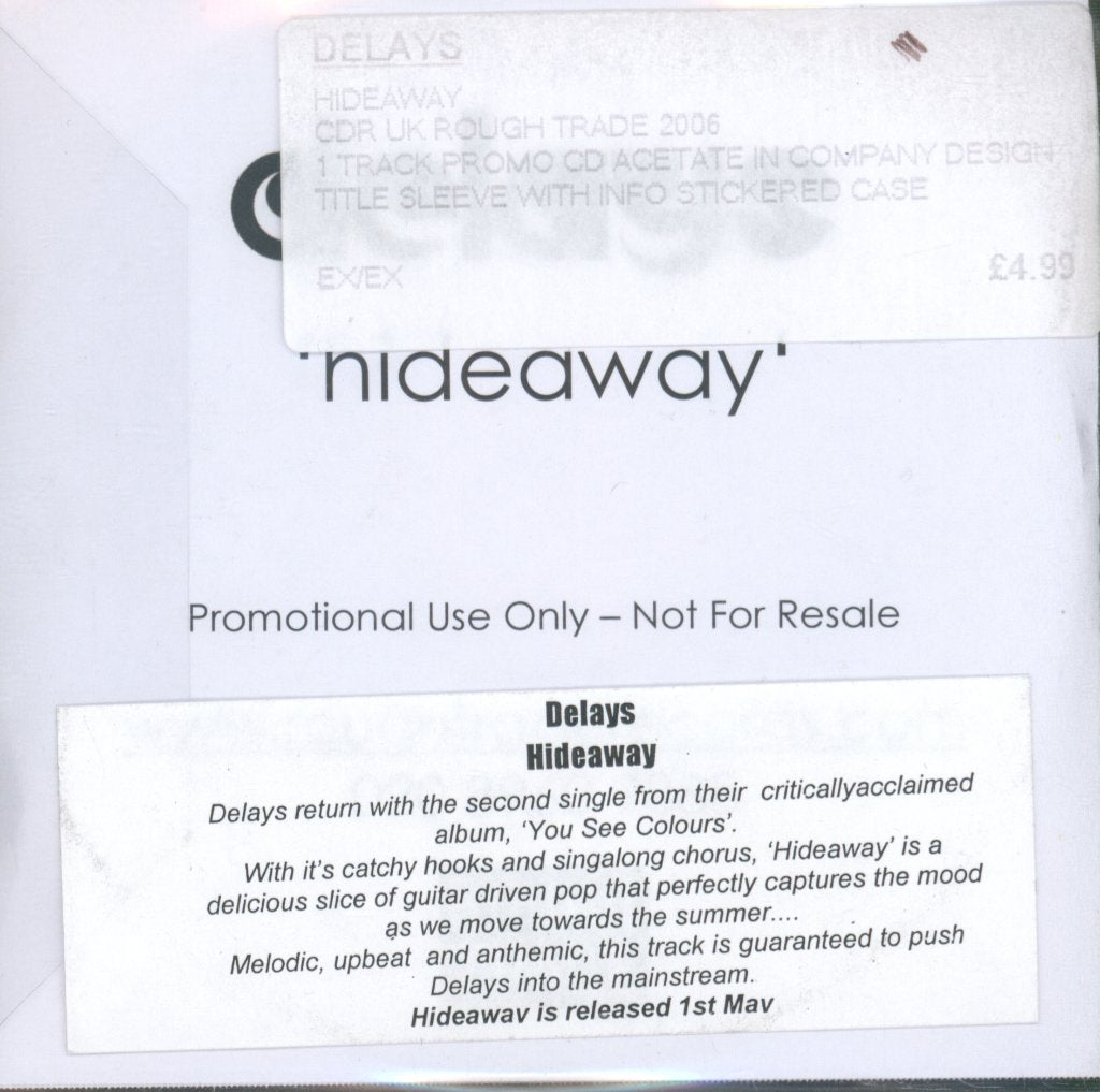 Delays - Hideaway - Cdr
