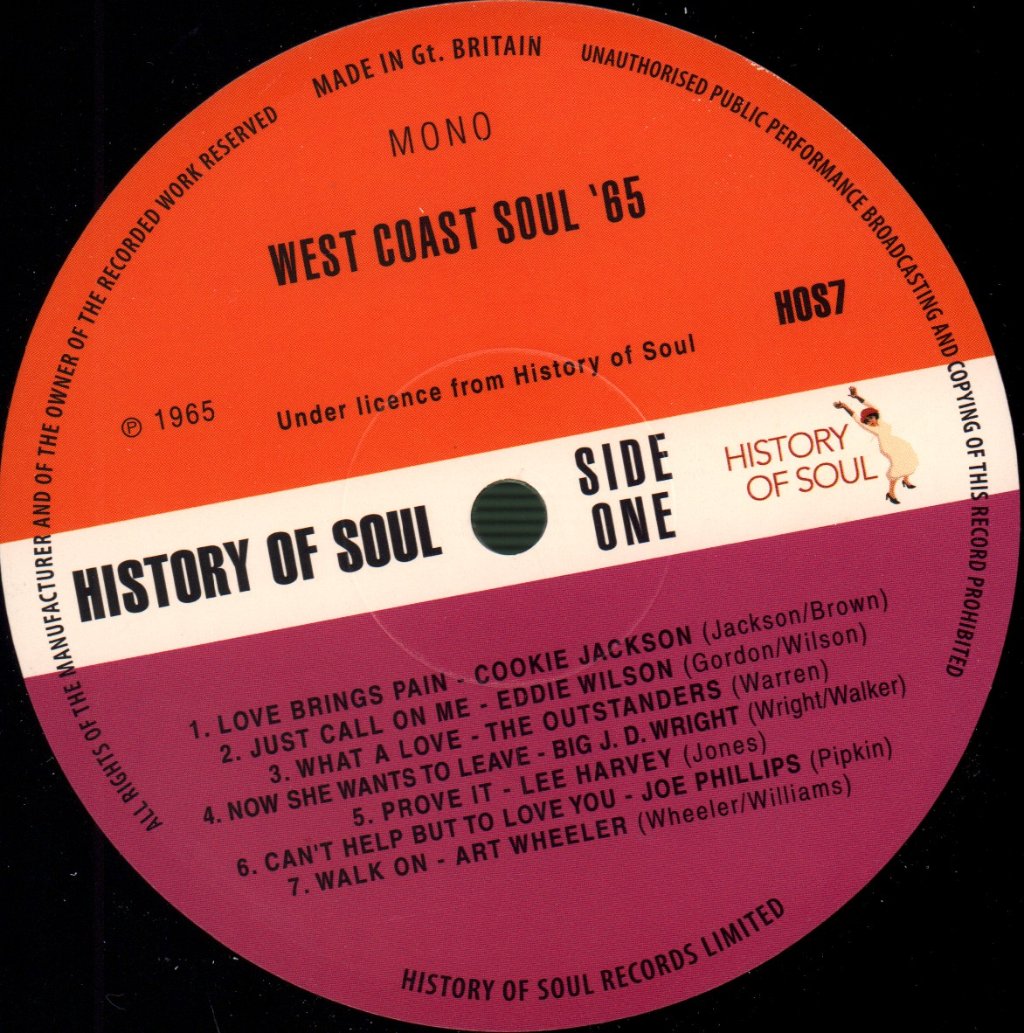Various Artists - West Coast Soul '65 - Lp