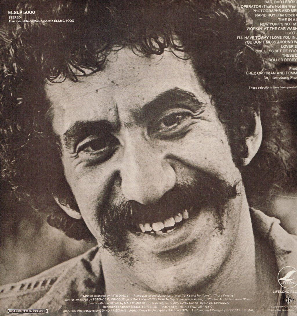 Jim Croce - Photographs and Memories (His Greatest Hits) - Lp