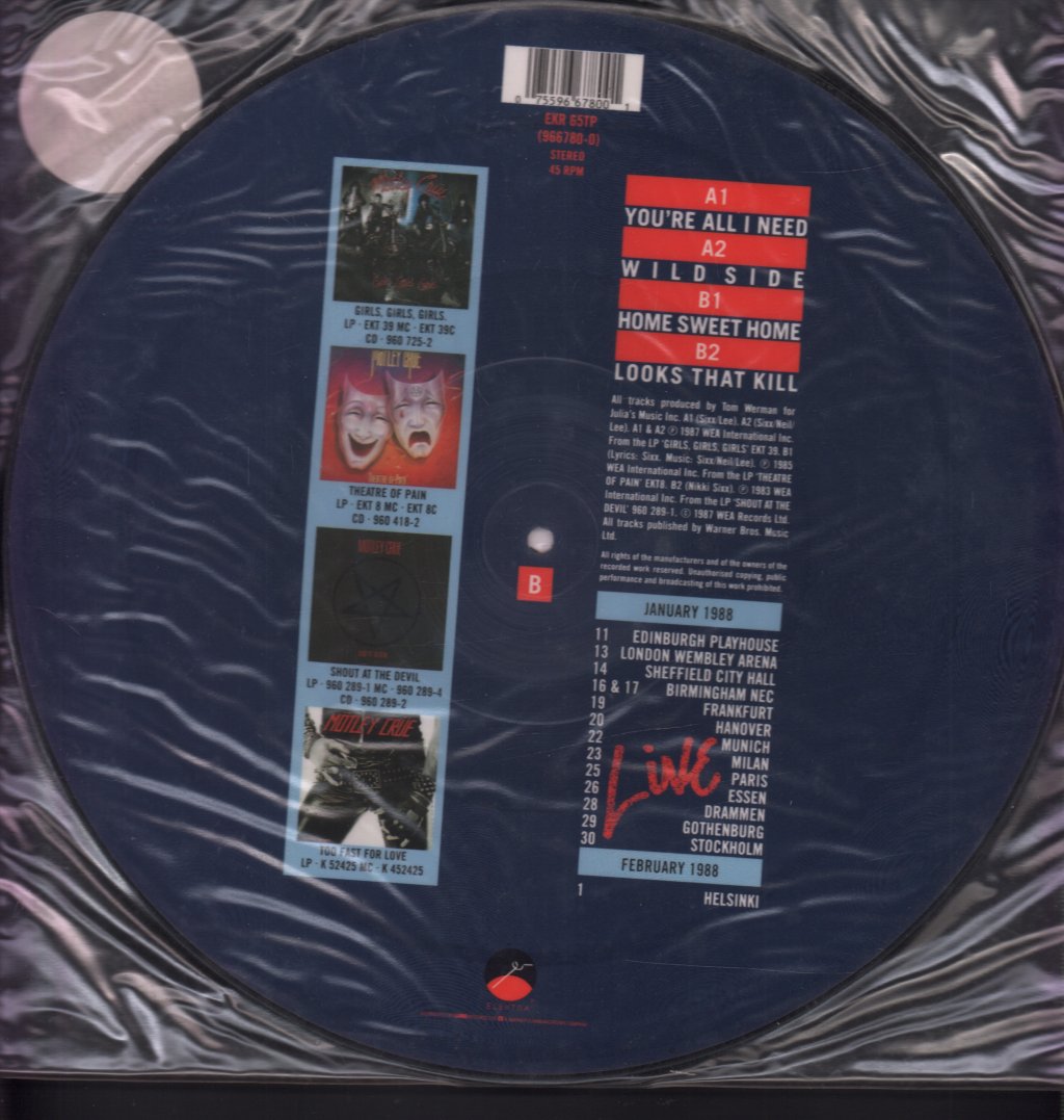 Motley Crue - You're All I Need - 12 Inch