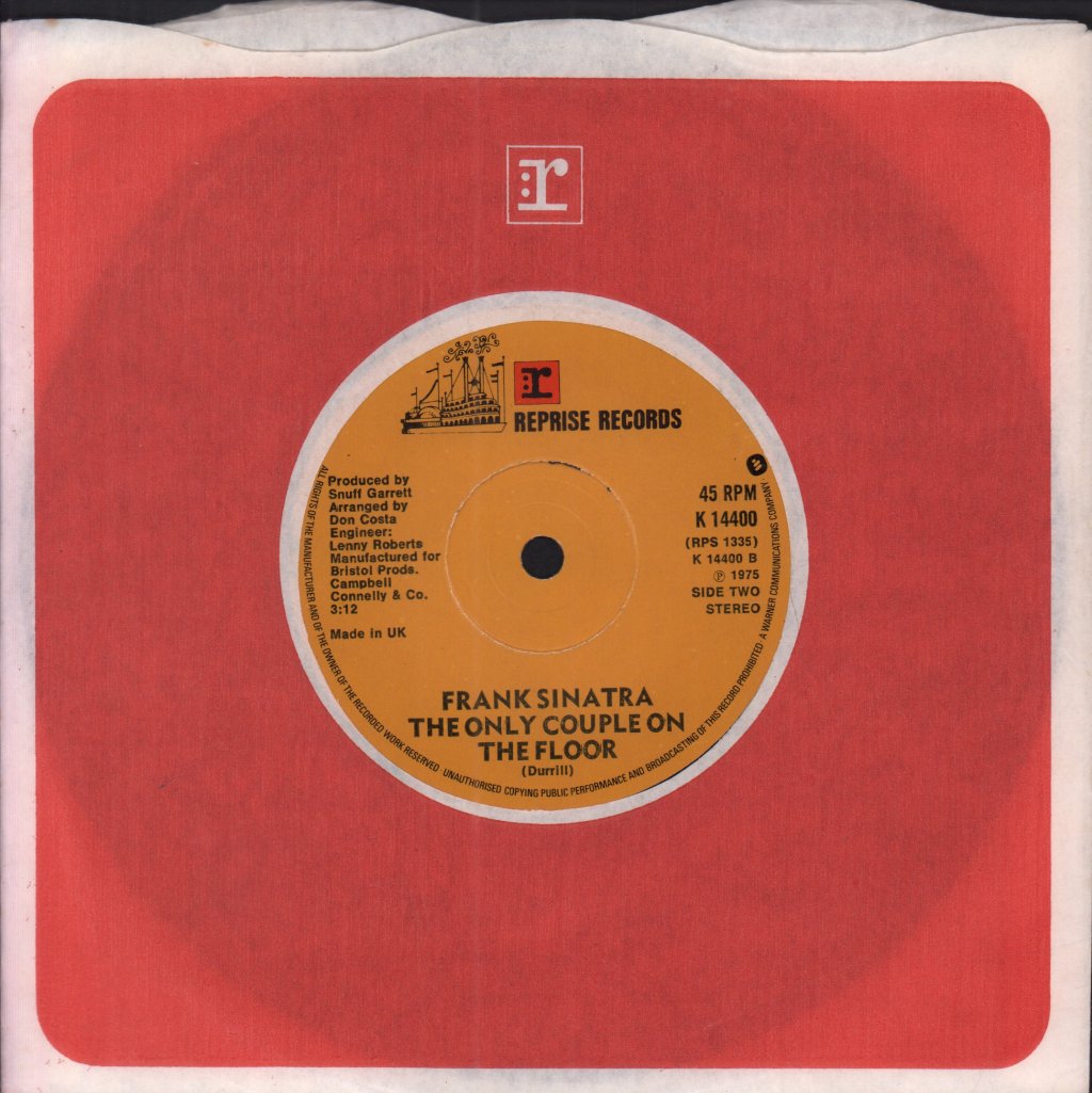 Frank Sinatra - I Believe I'm Gonna Love You - 7 Inch
