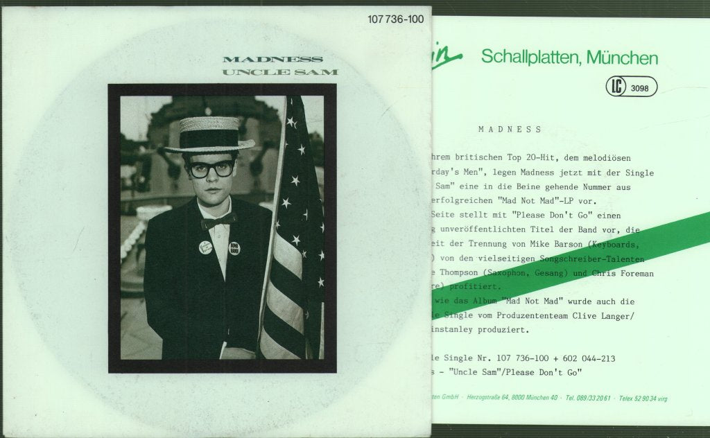 Madness - Uncle Sam - 7 Inch