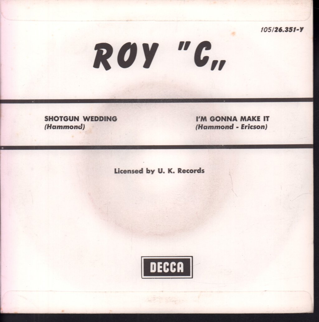 Roy C - Shotgun Wedding - 7 Inch