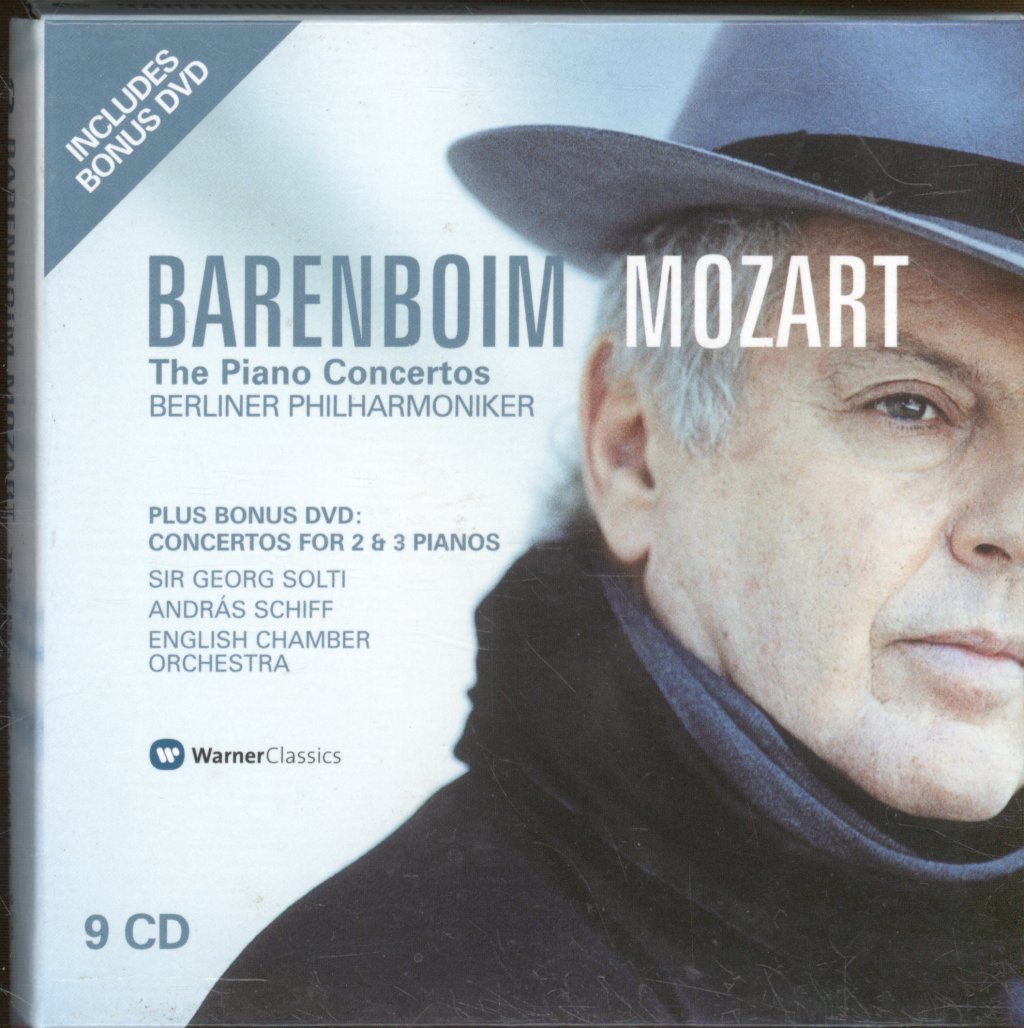 Daniel Barenboim, Berliner Philharmoniker, Georg Solti,  English Chamber Orchestra - Mozart -  Piano Concertos / Concertos For 2 & 3 Pianos - Cd Set
