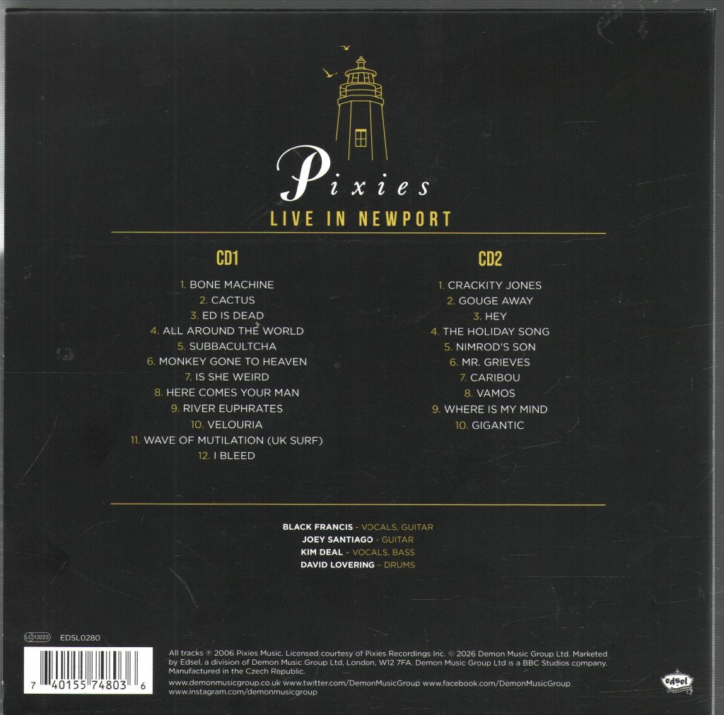 Pixies - Live In Newport - Cd Set