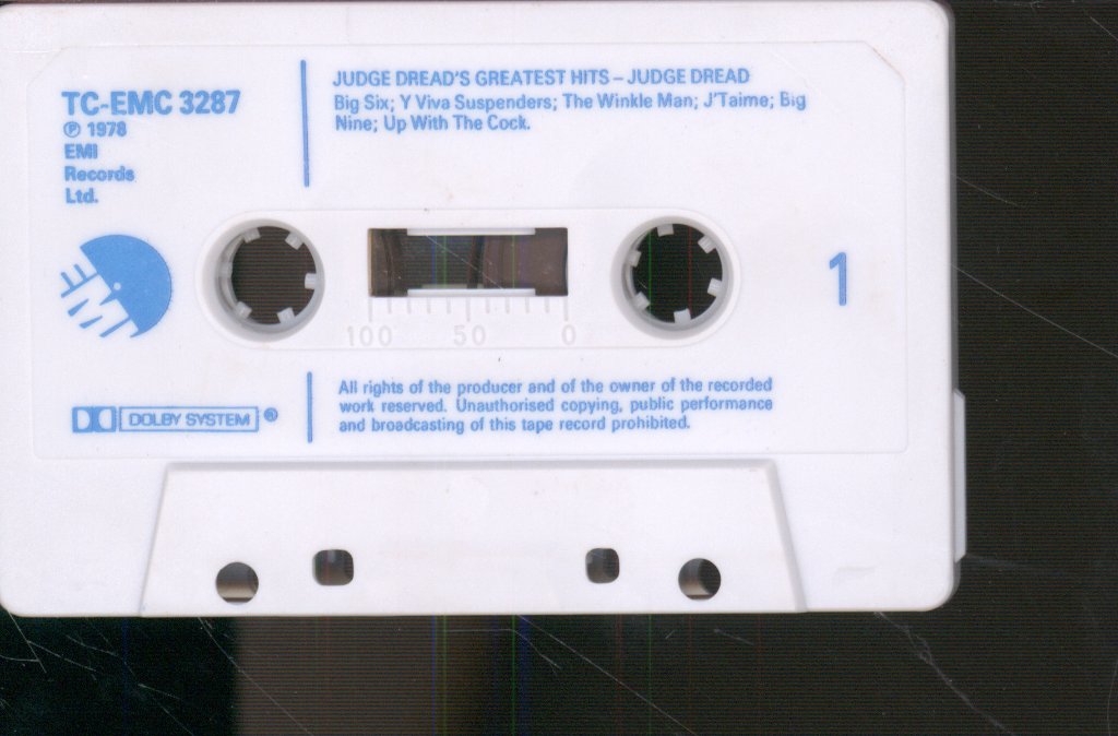 Judge Dread - Greatest Hits - Cassette