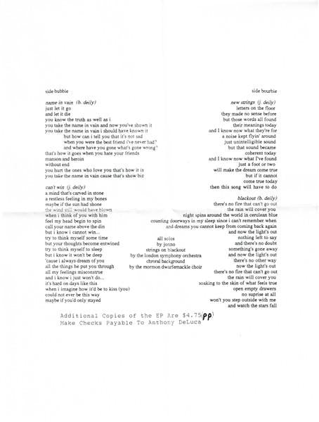 Pods - It's A Bummer About Bourbie - 7 Inch
