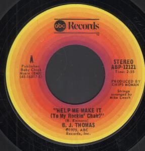 B.J.Thomas - Help Me Make It - 7 Inch