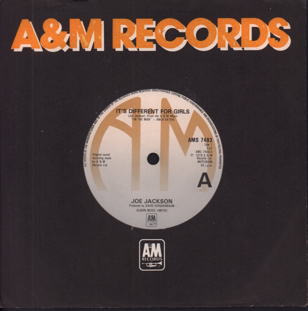 Joe Jackson - It's Different For Girls - 7 Inch