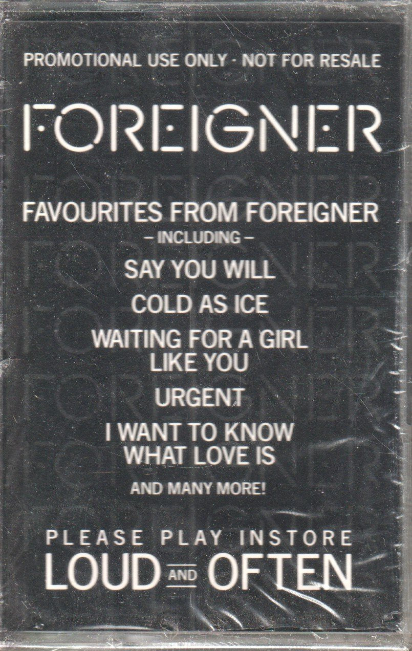 Foreigner - A Selection Of Favourites - Cassette
