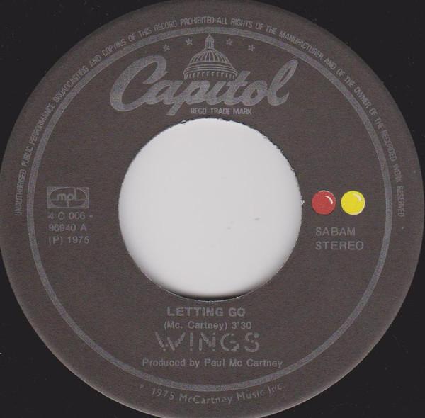 Wings - Letting Go - 7 Inch