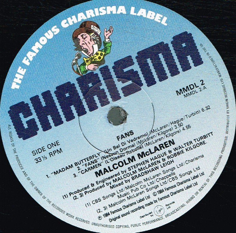 Malcolm McLaren - Fans - Lp