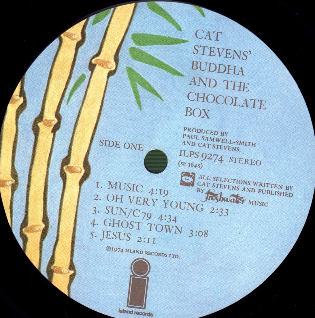 Cat Stevens - Buddha And The Chocolate Box - Lp