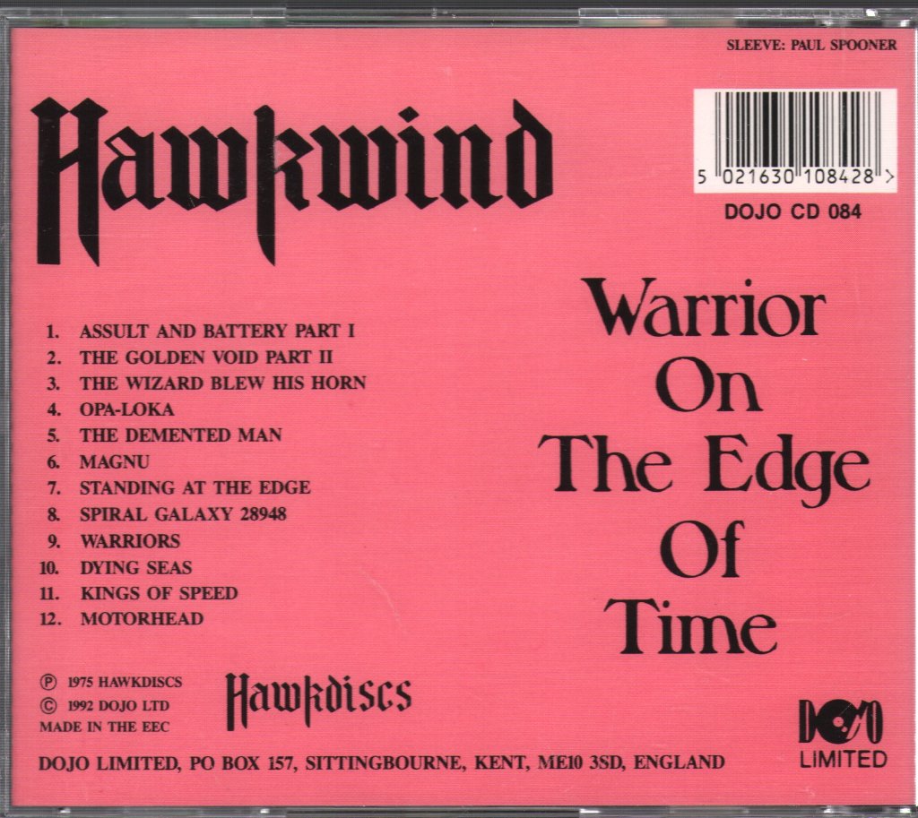 Hawkwind - Warrior On The Edge Of Time - Cd