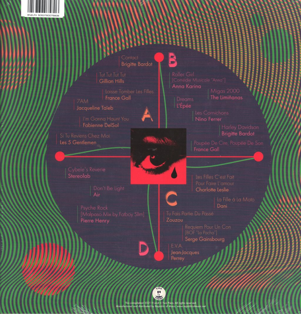 Various Artists - Pop Psychédélique (The Best Of French Psychedelic Pop 1964-2019) - Double Lp