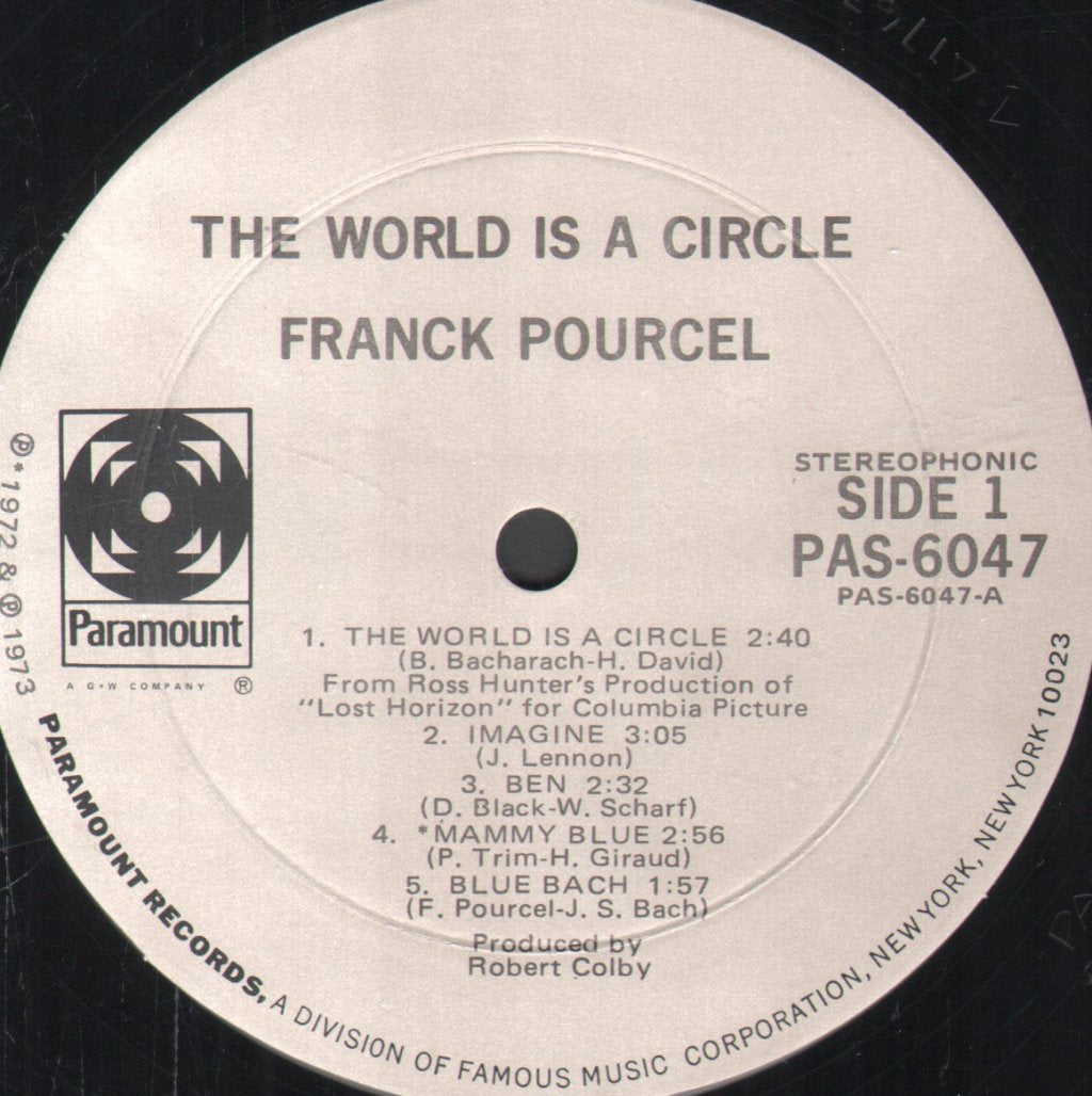 Franck Pourcel - World Is A Circle - Lp