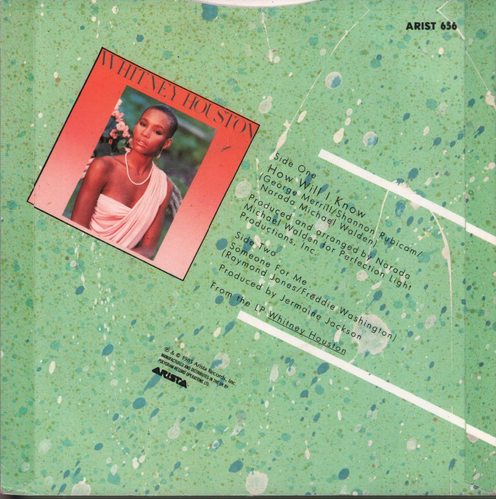 Whitney Houston - How Will I Know - 7 Inch