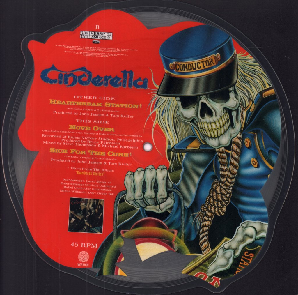 Cinderella - Heartbreak Station - 7 Inch
