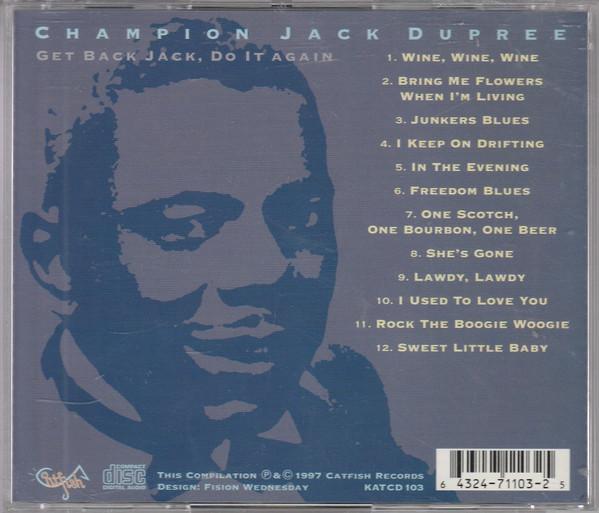 Champion Jack Dupree - Get Back Jack, Do It Again - Cd
