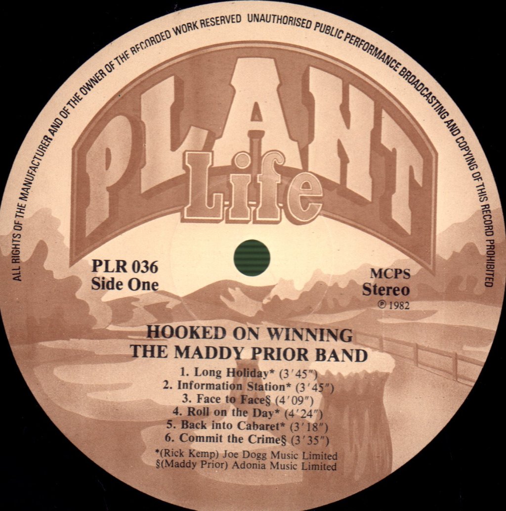 Maddy Prior Band - Hooked On Winning - Lp