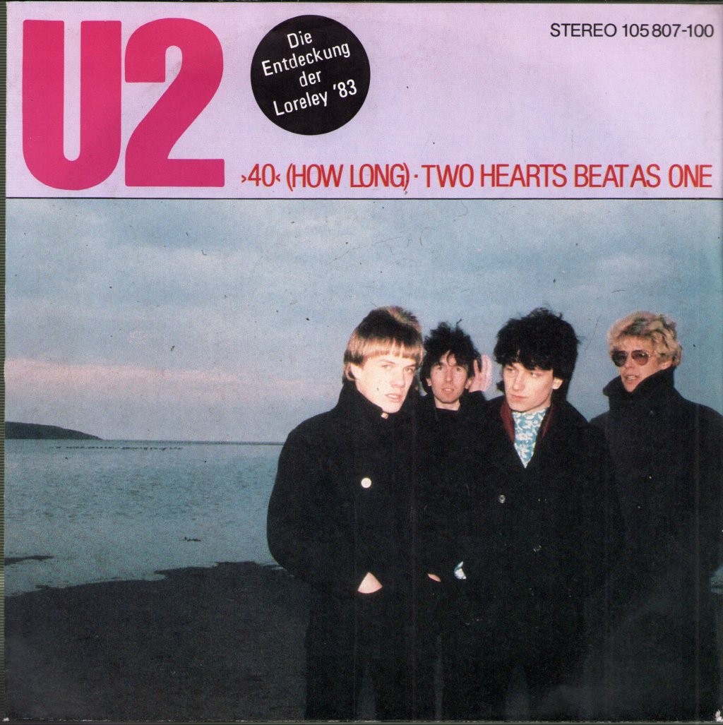 U2 - >40< (How Long) • Two Hearts Beat As One - 7 Inch