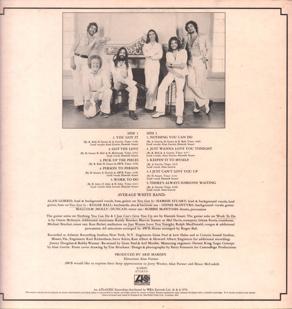 Average White Band - Awb - Lp