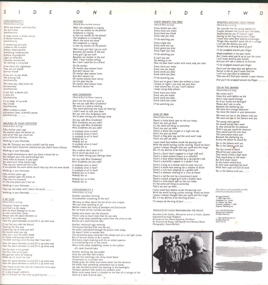 Police - Synchronicity - Lp