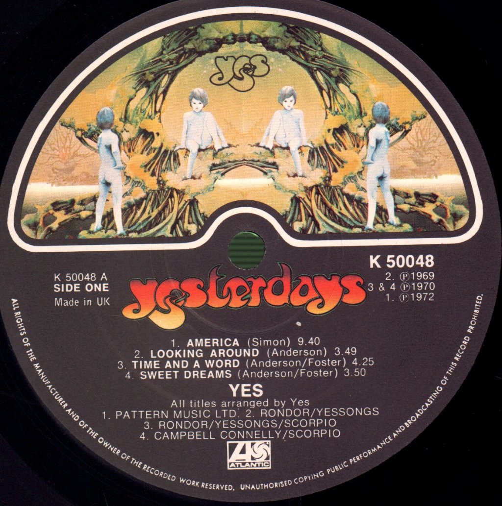Yes - Yesterdays - Lp