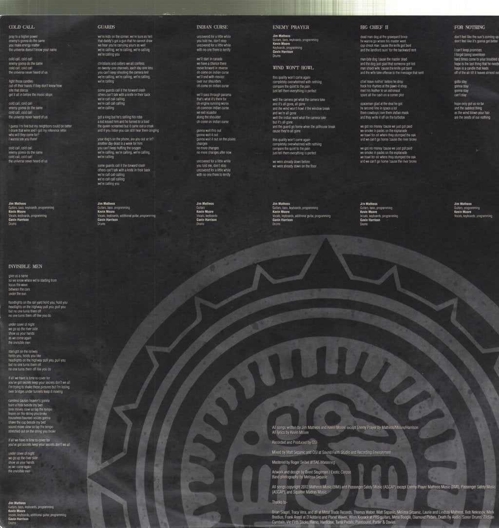 Osi - Fire Make Thunder - Lp
