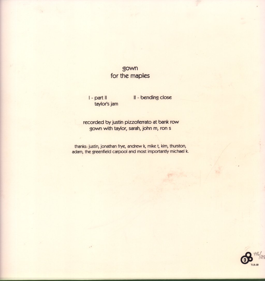 Gown - For The Maples / Preserved & Shared - Lp