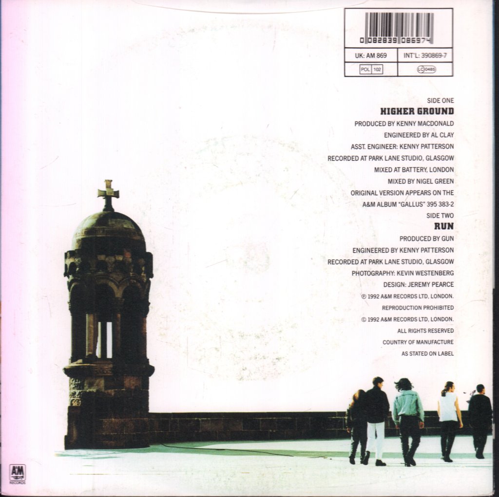 Gun (90'S Group) - Higher Ground - 7 Inch