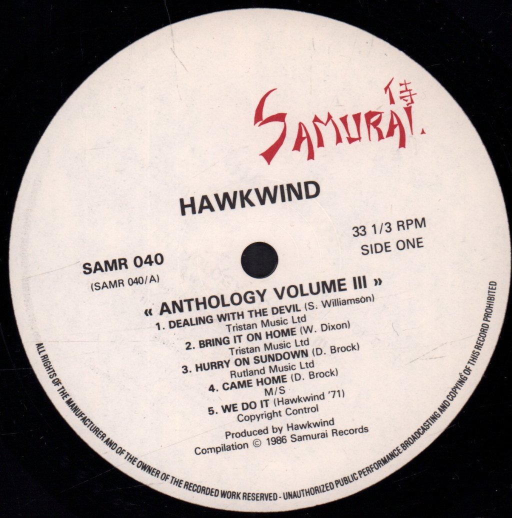 Hawkwind - Anthology Vol 3 - Lp