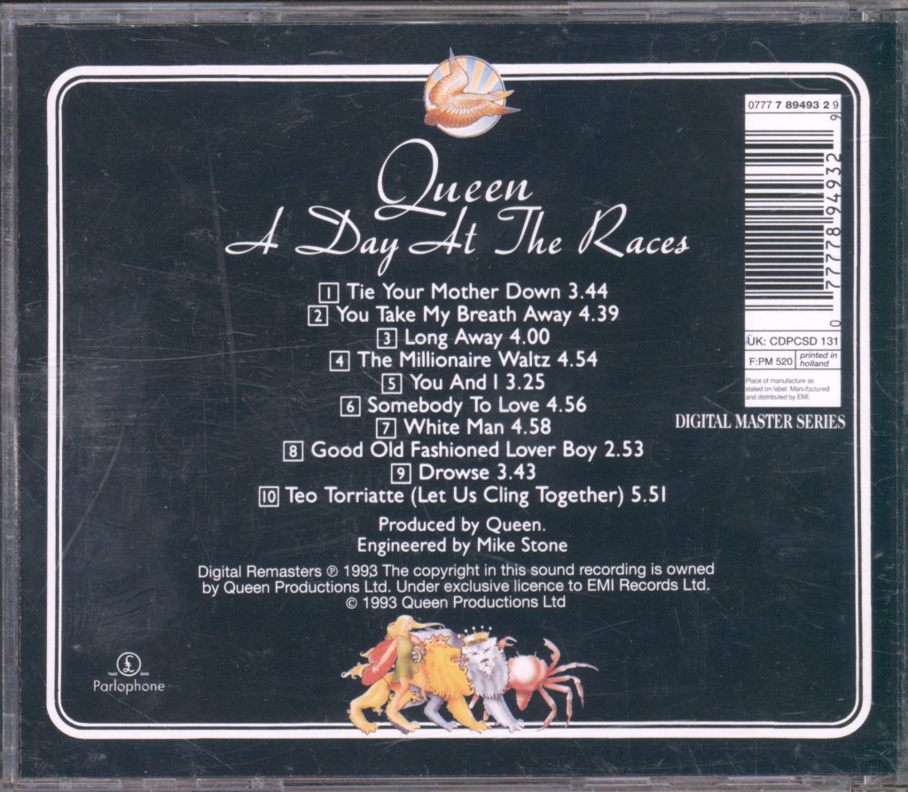 Queen - A Day At The Races - Cd