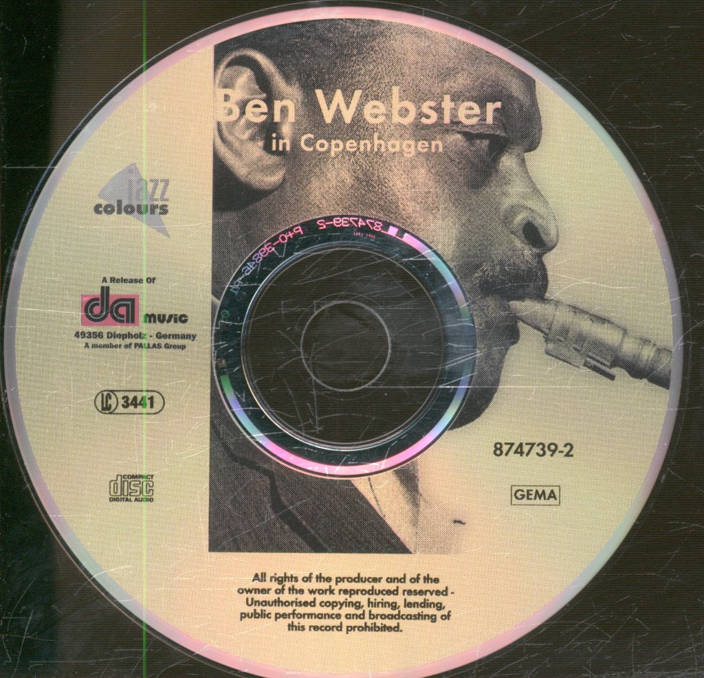Ben Webster - Ben Webster In Copenhagen - Cd