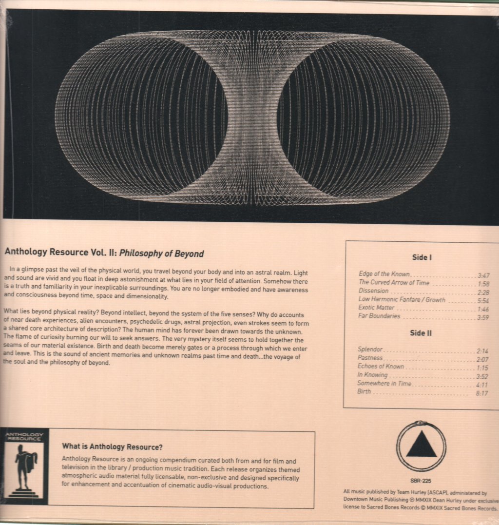 Dean Hurley - Anthology Resource Vol. II: Philosophy Of Beyond - Lp