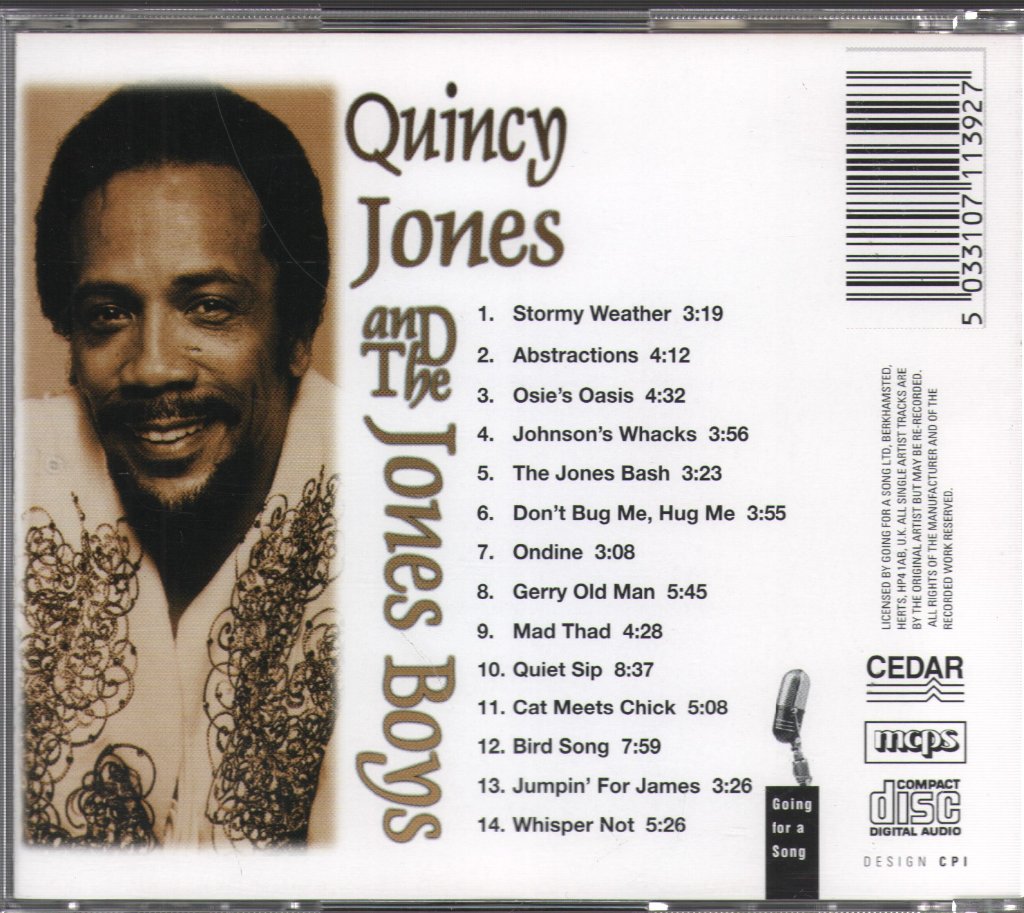 Jones Boys - Quincy Jones And The Jones Boys - Cd