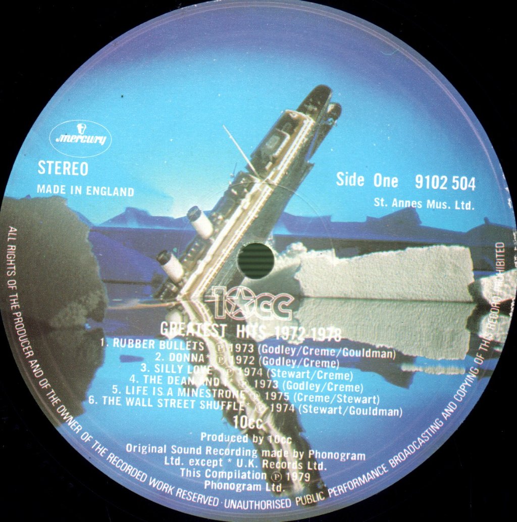 10cc - Greatest Hits 1972-1978 - Lp