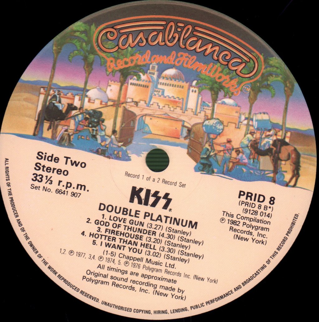 Kiss - Double Platinum - Double Lp