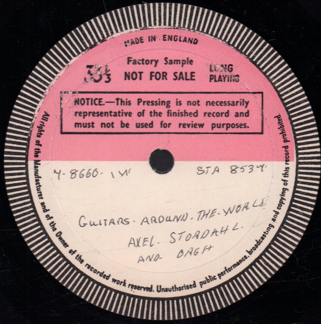 Axel Stordahl Orchestra - Guitars Around The World - Lp