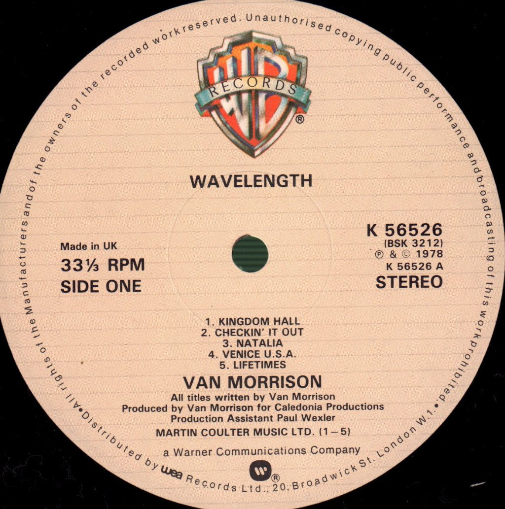 Van Morrison - Wavelength - Lp
