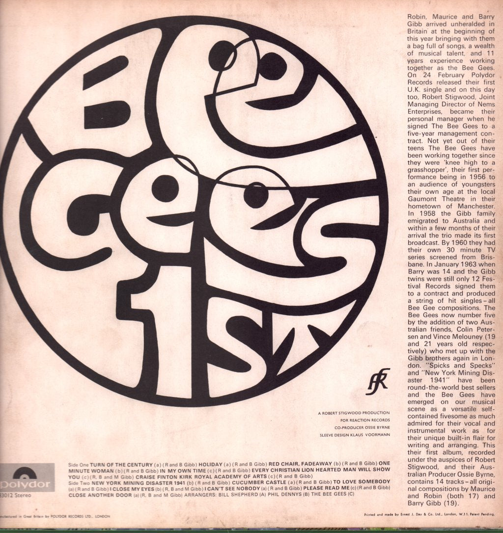 Bee Gees - Bee Gees 1st - Lp