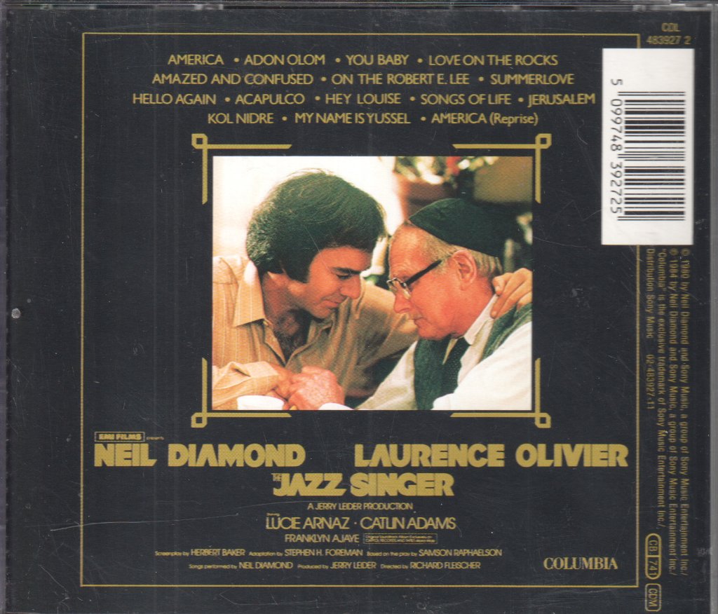 Neil Diamond - Jazz Singer - Cd