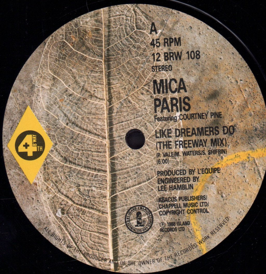 Mica Paris - Like Dreamers Do - 12 Inch
