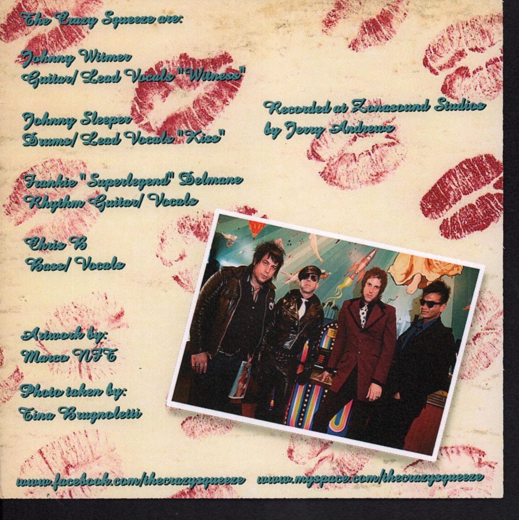 Crazy Squeeze - Gimme A Kiss - 7 Inch