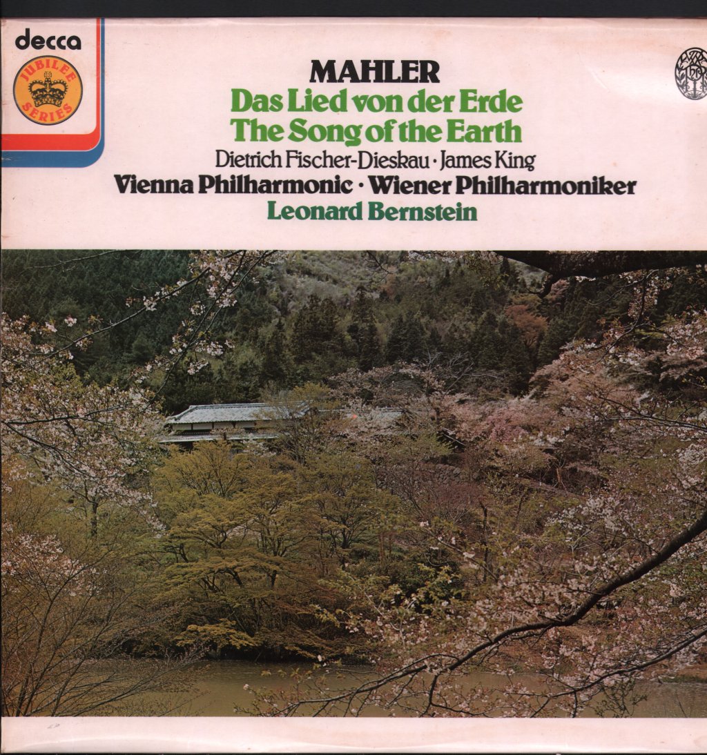 James King / Dietrich Fischer-Dieskau / Leonard Bernstein / Vienna / Wiener Philharmonic - Mahler - Das Lied Von Der Erde - Lp