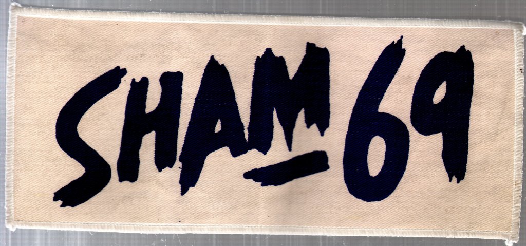 Sham 69 - logo pink patch - Patch