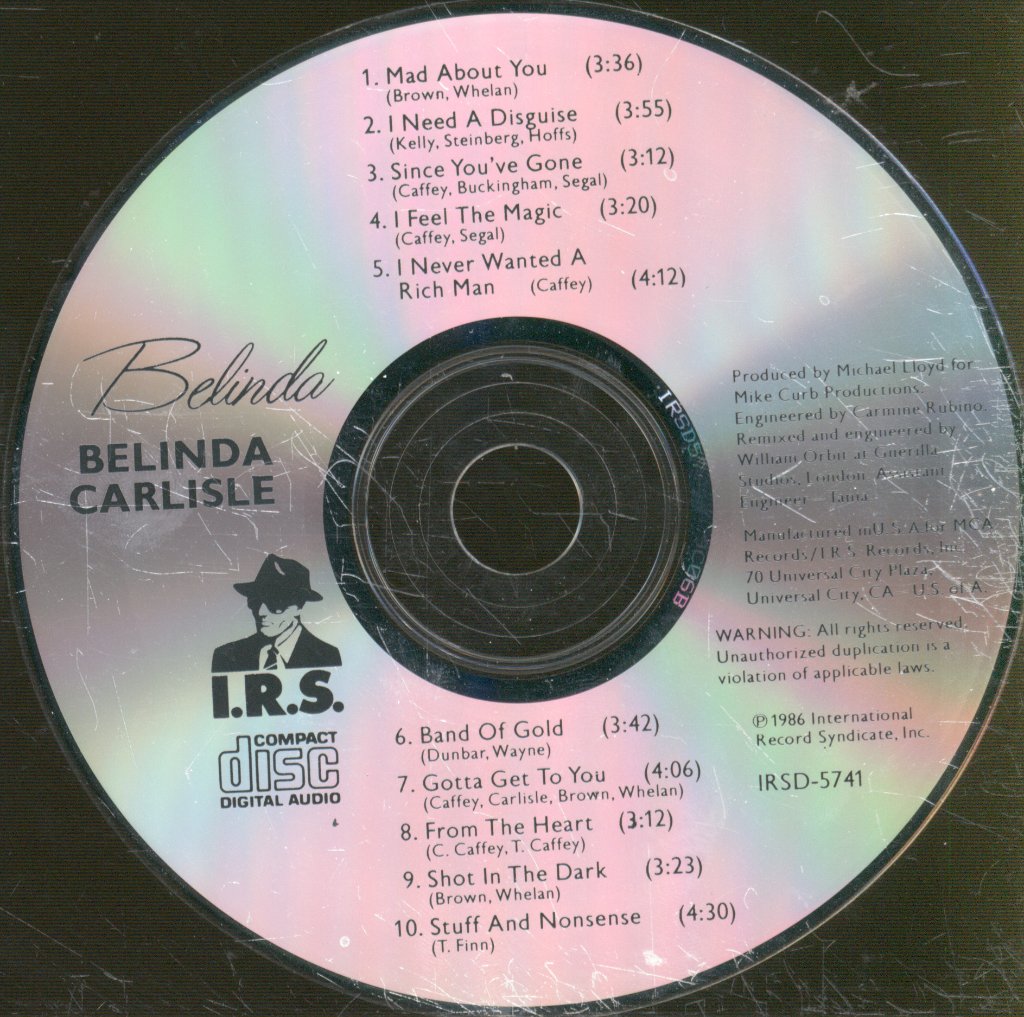Belinda Carlisle - Belinda - Cd