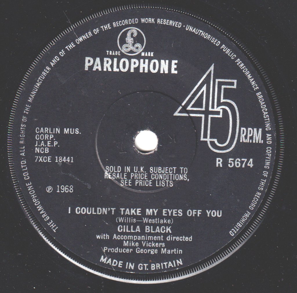 Cilla Black - Step Inside Love - 7 Inch